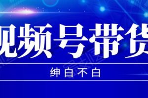 2020年9月红利项目：视频号带货，实测单个账号稳定日收入300左右（附素材）
