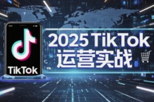 2025TikTok电商运营，掌握TikTok店铺运营核心技巧，实现低成本高转化