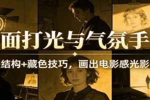 画面打光与气氛手册：光感结构+藏色技巧，画出电影感光影效果