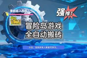 （16779期）冒险岛游戏全自动搬砖，单机日入400+